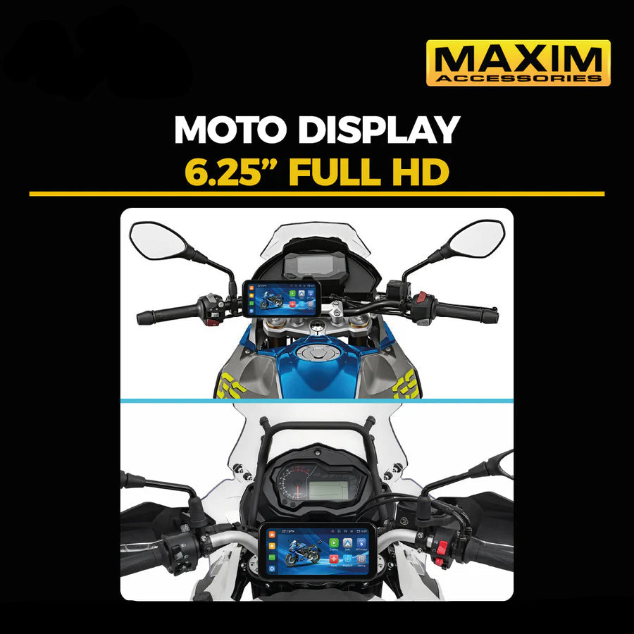 MOTO DISPLAY UNIVERSAL DE 6.25¨ + DVR