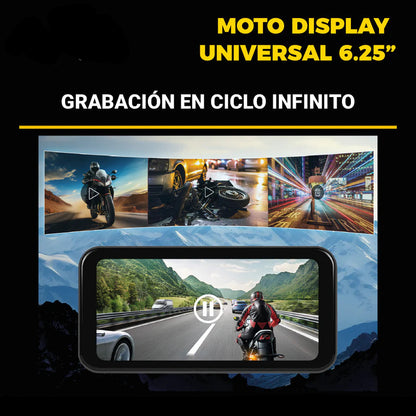 MOTO DISPLAY UNIVERSAL DE 6.25¨ + DVR