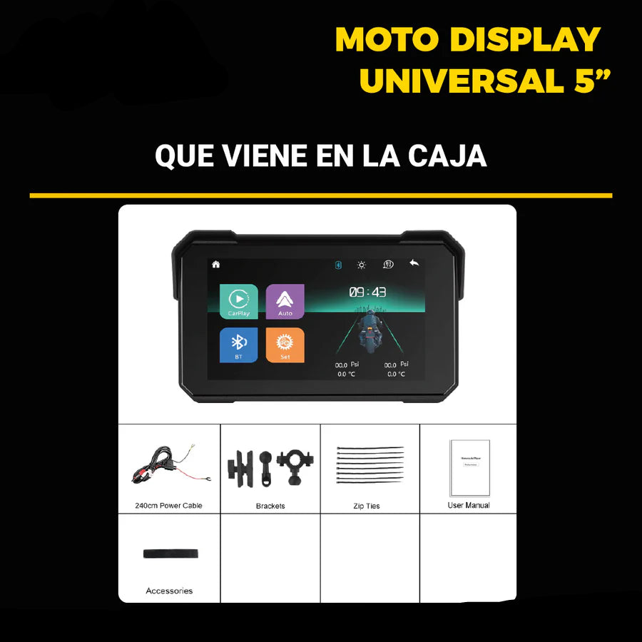 MOTO DISPLAY UNIVERSAL DE 5¨