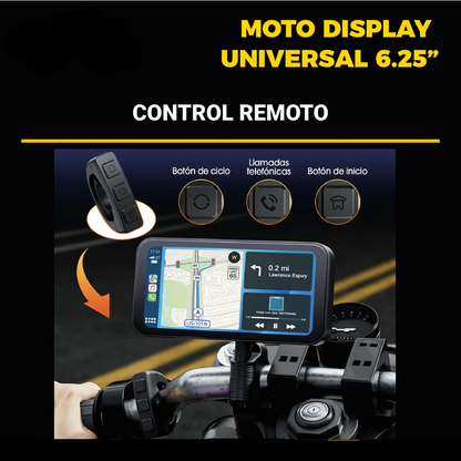 MOTO DISPLAY UNIVERSAL DE 6.25¨ + DVR